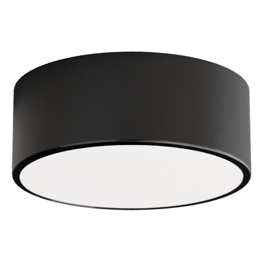 Taklampa med sensor CLEO 1xE27/40W/230V d. 20 cm svart