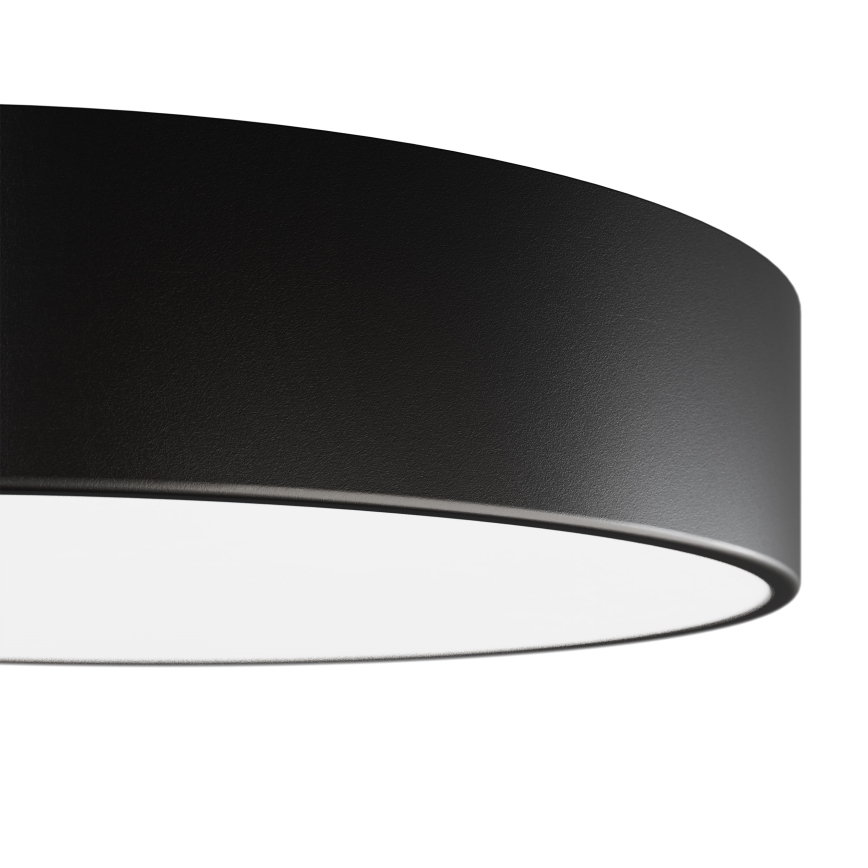 Taklampa med sensor CLEO 1xE27/40W/230V d. 20 cm svart