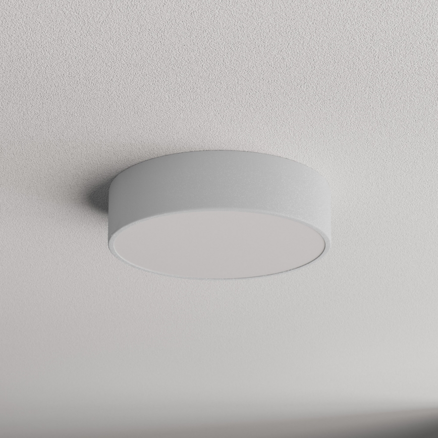 Taklampa med sensor CLEO 2xE27/24W/230V d. 30 cm grå