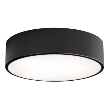 Taklampa med sensor CLEO 2xE27/24W/230V d. 30 cm svart