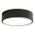 Taklampa med sensor CLEO 2xE27/24W/230V d. 30 cm svart