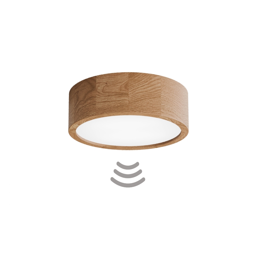 Taklampa med sensor CLEO 2xE27/24W/230V Ø 27,5 cm ek