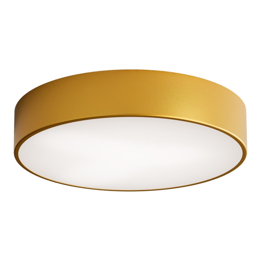 Taklampa med sensor CLEO 3xE27/24W/230V d. 40 cm guld