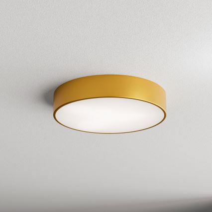 Taklampa med sensor CLEO 3xE27/24W/230V d. 40 cm guld