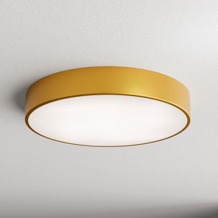 Taklampa med sensor CLEO 4xE27/24W/230V d. 50 cm guld