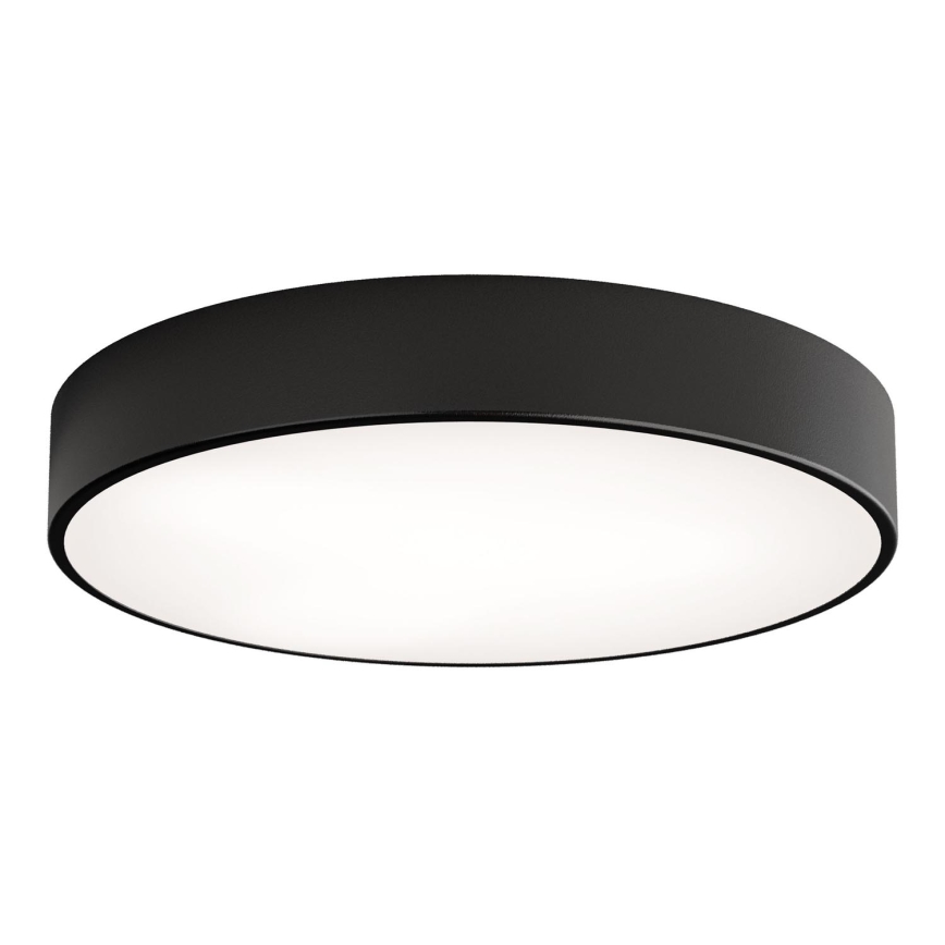 Taklampa med sensor CLEO 4xE27/24W/230V d. 50 cm svart