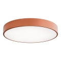 Taklampa med sensor CLEO 5xE27/24W/230V d. 60 cm koppar