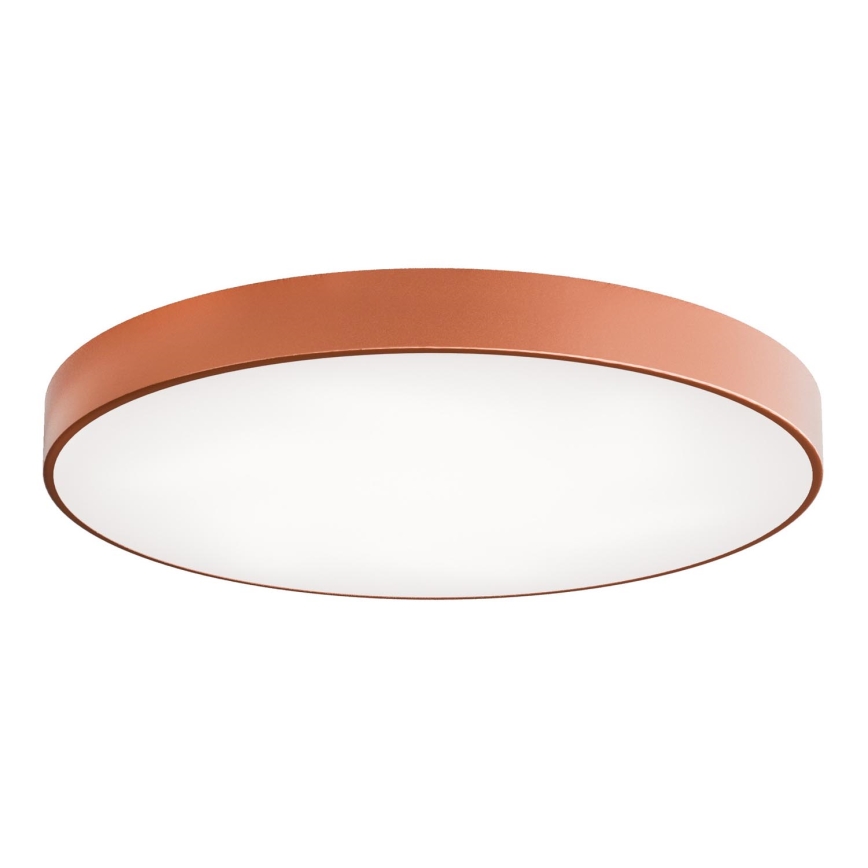 Taklampa med sensor CLEO 6xE27/24W/230V d. 80 cm koppar