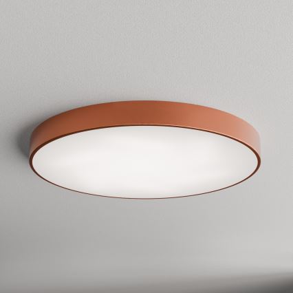 Taklampa med sensor CLEO 6xE27/24W/230V d. 80 cm koppar