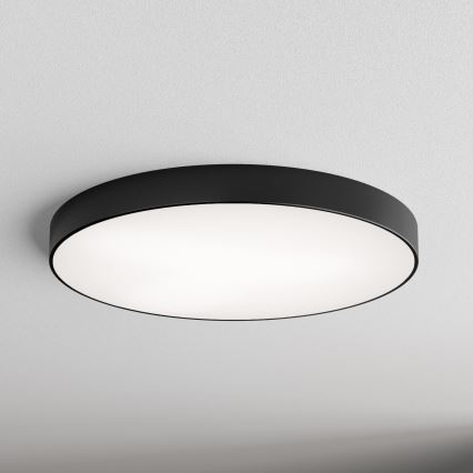 Taklampa med sensor CLEO 6xE27/24W/230V d. 80 cm svart