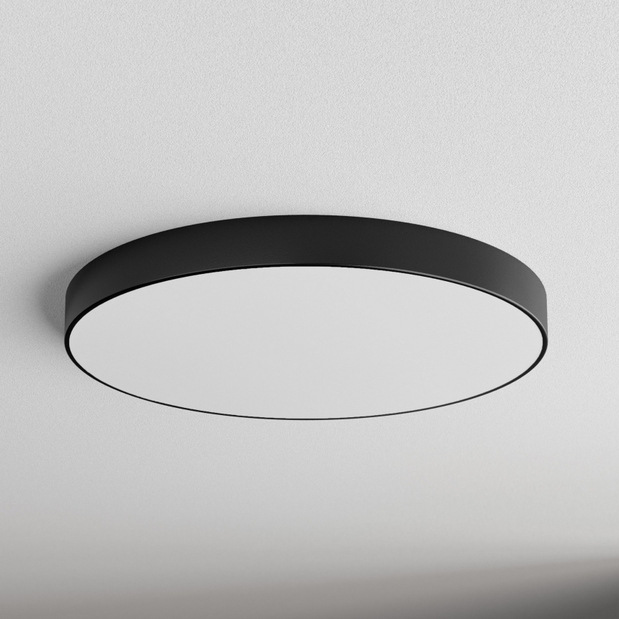 Taklampa med sensor CLEO 6xE27/24W/230V d. 80 cm svart
