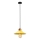 Taklampa med snöre MANAVGAT 1xE27/40W/230V gul/brun