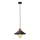 Taklampa med snöre MANAVGAT 1xE27/40W/230V svart/brun