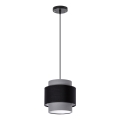 Taklampa med vajer 1xE27/60W/230V grå