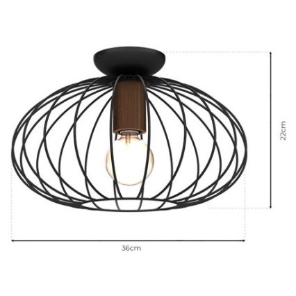 Taklampa  MERIDIANO 1xE27/60W/230V