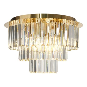 Taklampa MILANO 6xE14/40W/230V guld
