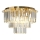 Taklampa MILANO 6xE14/40W/230V guld