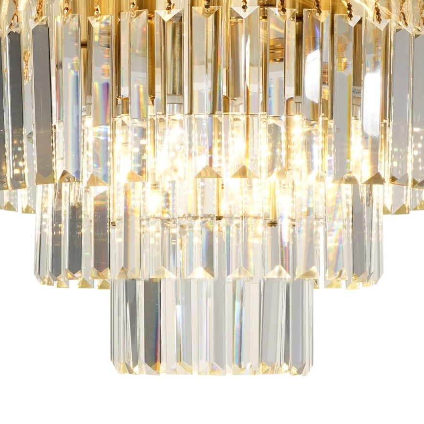 Taklampa MILANO 6xE14/40W/230V guld