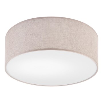 Taklampa MONTE 1xE27/60W/230V diameter 35 cm beige