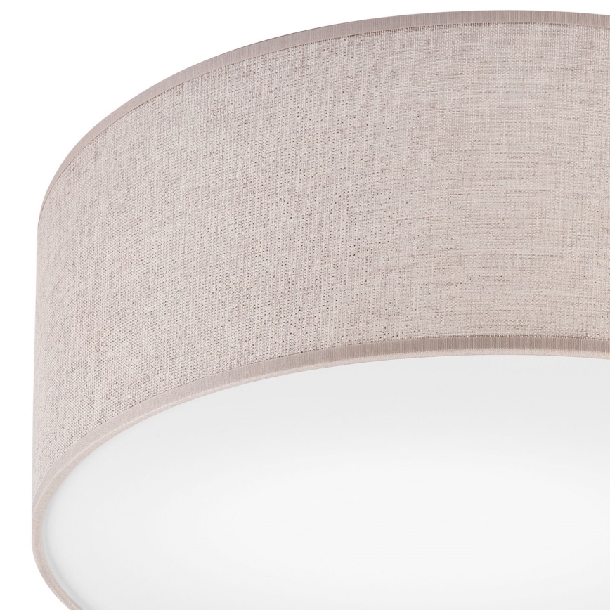 Taklampa MONTE 1xE27/60W/230V diameter 35 cm beige