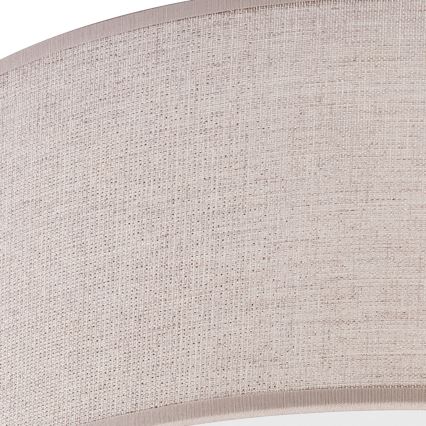 Taklampa MONTE 1xE27/60W/230V diameter 35 cm beige