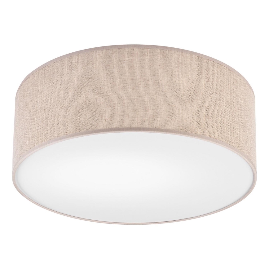 Taklampa MONTE 1xE27/60W/230V diameter 35 cm brun