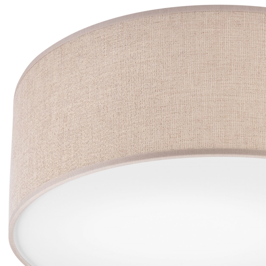 Taklampa MONTE 1xE27/60W/230V diameter 35 cm brun