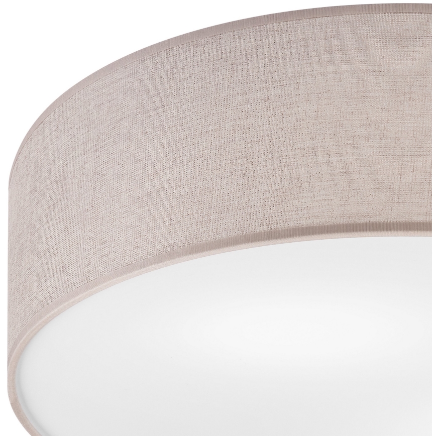 Taklampa MONTE 2xE27/60W/230V beige