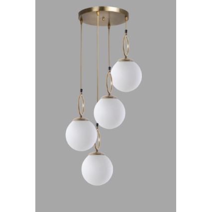 Taklampa på kabel MORINO 4xE27/60W/230V