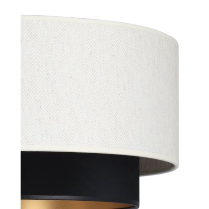 Taklampa NATIA 1xE27/60W/230V vit/svart