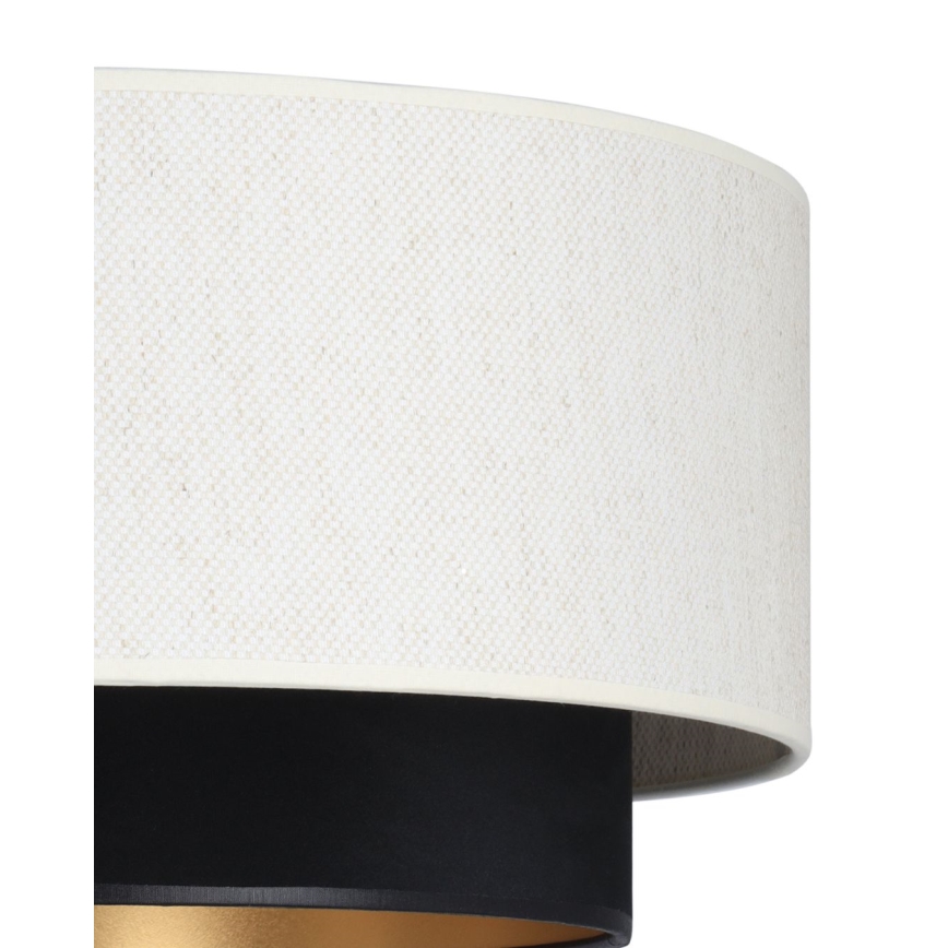 Taklampa NATIA 1xE27/60W/230V vit/svart