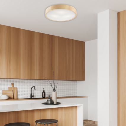 Taklampa NATURAL 3xE27/60W/230V ø 47 cm tall