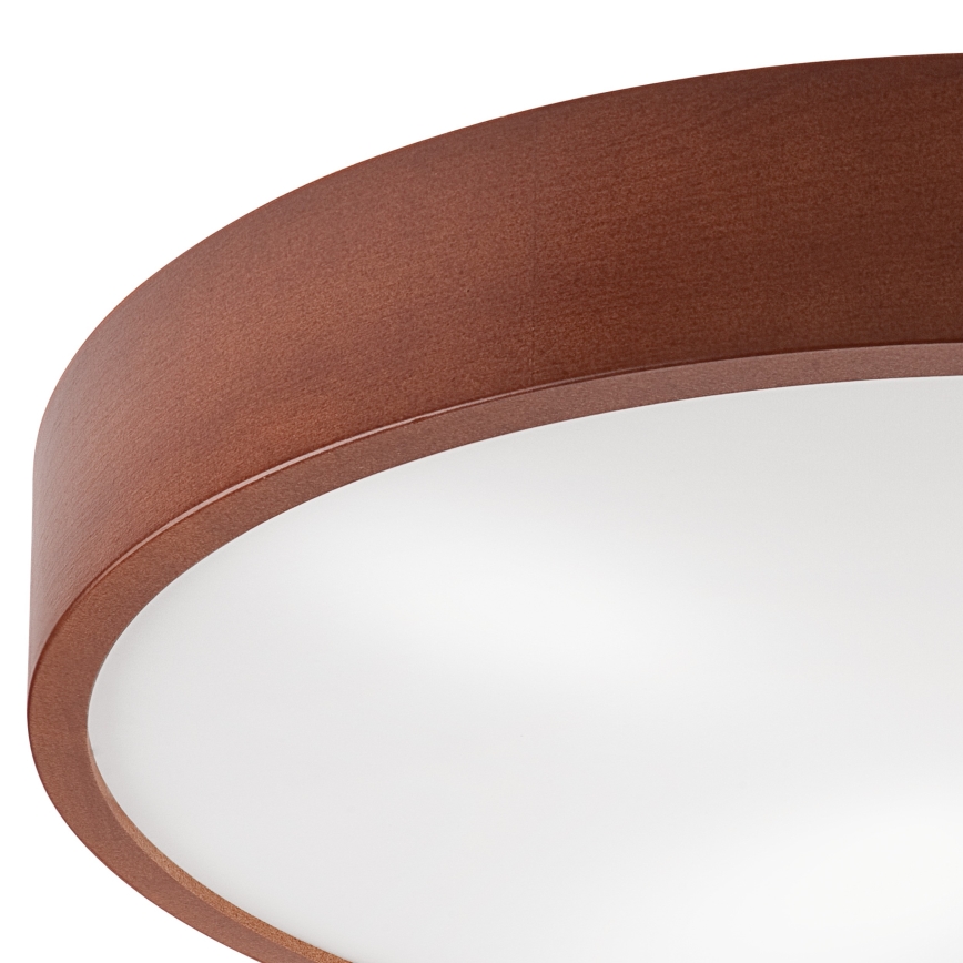 Taklampa NATURAL 4xE27/60W/230V ø 57,5 cm tall/brun