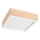 Taklampa NATURAL SQUARE 2xE27/15W/230V 31x31 cm tall/vit