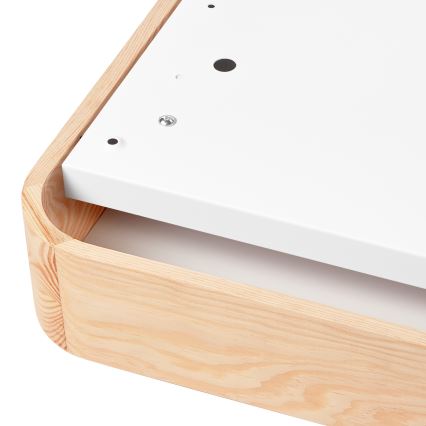 Taklampa NATURAL SQUARE 2xE27/15W/230V 35x35 cm tall