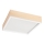 Taklampa NATURAL SQUARE 4xE27/15W/230V 39x39 cm tall/vit