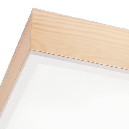 Taklampa NATURAL SQUARE 4xE27/15W/230V 48x48 cm tall/vit