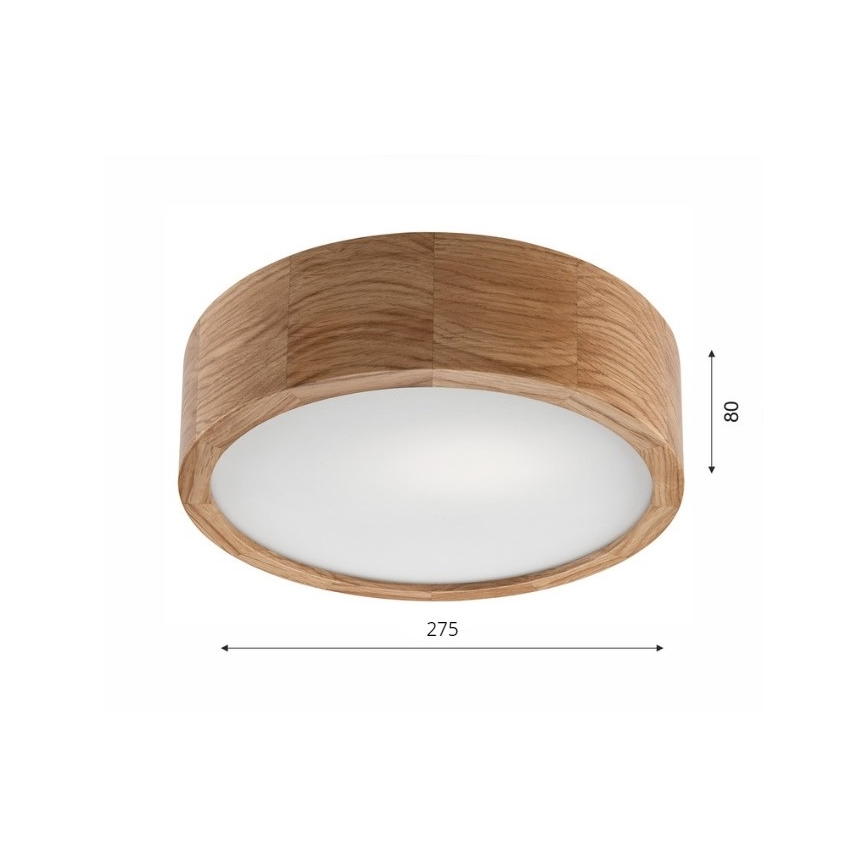 Taklampa OAK 1xE27/60W/230V ek ? 27,5 cm