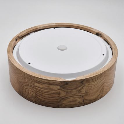 Badrum takbelysning OAK 2xE27/15W/230V IP54 ek ø 27 cm - FSC certifierade