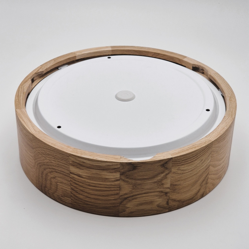 Badrum takbelysning OAK 2xE27/15W/230V IP54 ek ø 27 cm - FSC certifierade
