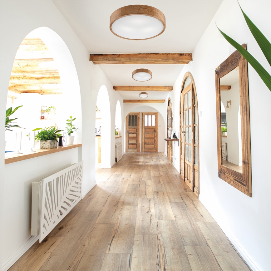 Taklampa OAK 3xE27/60W/230V ek ø 47,5 cm - FSC certifierade
