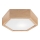 Taklampa OAK HEX 1xE27/60W/230V d. 32 cm ek