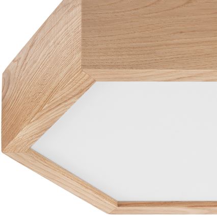 Taklampa OAK HEX 1xE27/60W/230V d. 32 cm ek