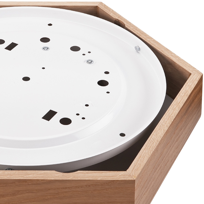 Taklampa  OAK HEX 2xE27/60W/230V d. 43 cm ek