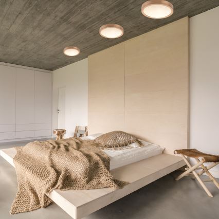 Taklampa OAK SLIM 2xE27/60W/230V ek ø 37 cm - FSC certifierade