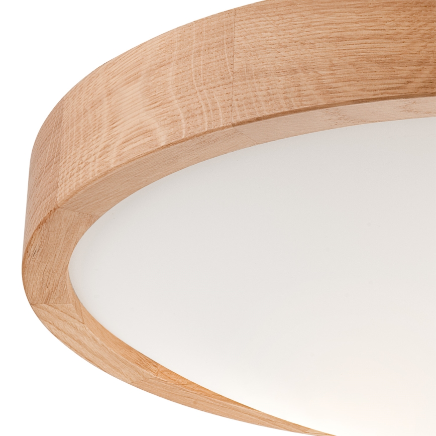 Taklampa OAK SLIM 2xE27/60W/230V ek ø 37 cm - FSC certifierade
