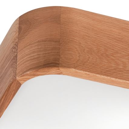 Taklampa OAK SQUARE 2xE27/15W/230V 35x35 cm ek