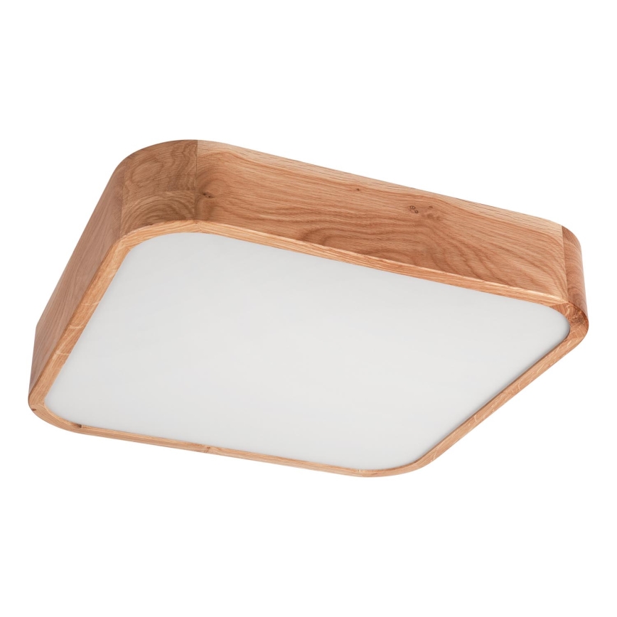 Taklampa OAK SQUARE 4xE27/15W/230V 45x45 cm ek