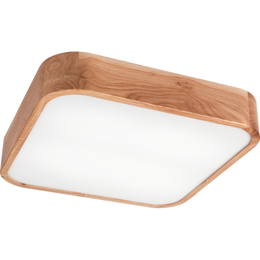 Taklampa OAK SQUARE 4xE27/15W/230V 45x45 cm ek