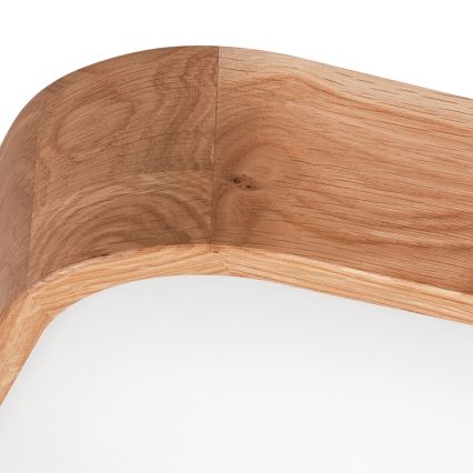 Taklampa OAK SQUARE 4xE27/15W/230V 45x45 cm ek